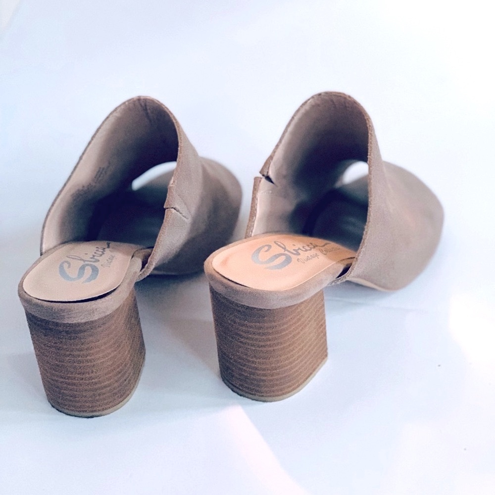 Sbicca Virtue Sandal Mule with block heel.